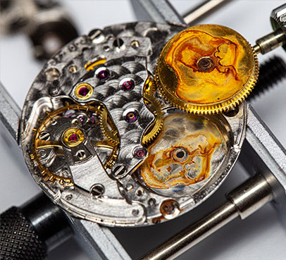 Watch movement during restoration